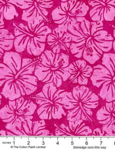 Bali Batik Handpaints Fabric: Sew the Rainbow Flamingo (per 1/4 metre) | 