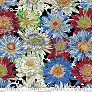 Philip Jacobs Fabric: Tropical Water Lillies Contrast (per 1/4 metre) | 