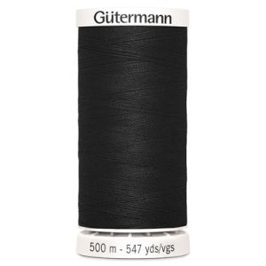 Gutermann SewAll Thread 0 Black 500m | 