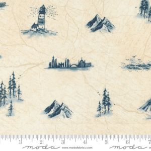 Longshore fabric: Bucket List, Flag | 