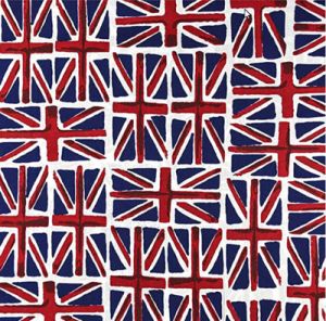 Union Jacks  Poly Cotton (per 1/4 metre) | 