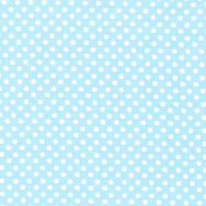 Colour Basic Polka Dots: Medium Spots Sky (per 1/4 metre) | 