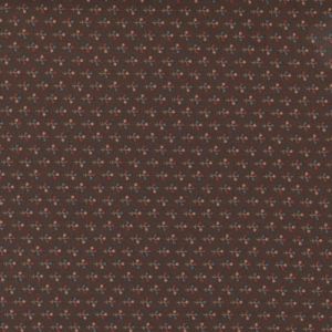 Country Browns fabric: Dot & Stem Dark Brown (per 1/4 metre) | 