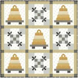 Petite Beehive Gold Quilt Kit | 