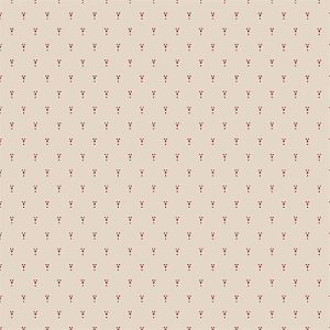 Nellie's Shirtings Fabric: Diamond Ditzy Red (per 1/4 metre) | 