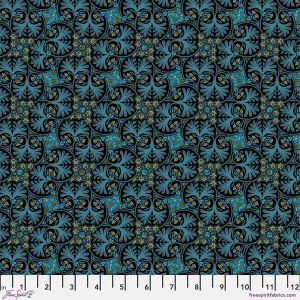 Language of Flowers Fabric: William Noir (per 1/4 metre) | 