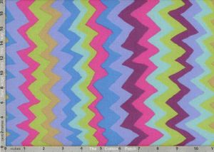 Brandon Mably Fabric Sound Waves Blue (per 1/4 metre) | 