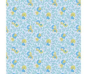 Liberty fabric: Trailing Marigold Aqua (per 1/4 metre) | 