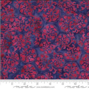 Confection Batiks Fabric: Carnation Currant (per 1/4 metre) | 