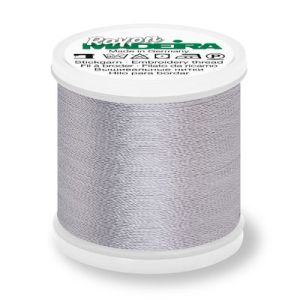 Madeira Rayon 40 Embroidery Thread 1087 Silver Grey | 