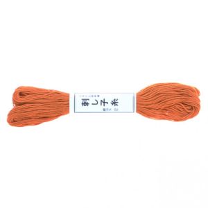 Carrot Orange Sashiko Thread 20m Skein | 