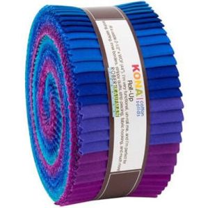 Robert Kaufman Kona Peacock Palette 21/2' RollUp | 