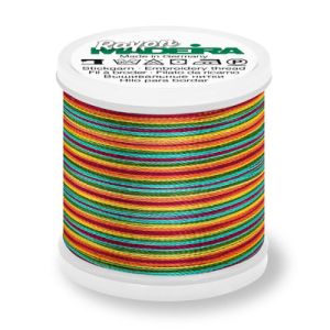 Madeira Rayon 40 Embroidery Thread 2147 Multi Colour Rainbow | 