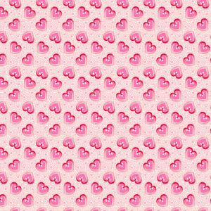 Heart and Soul fabrics: Big Heart, White | 