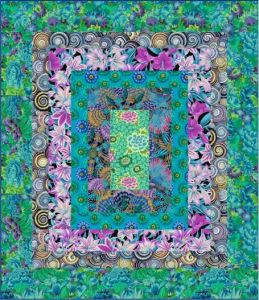 Kaffe Fassett’s Quilts in Wales: Turquoise Dream Quilt Kit | 