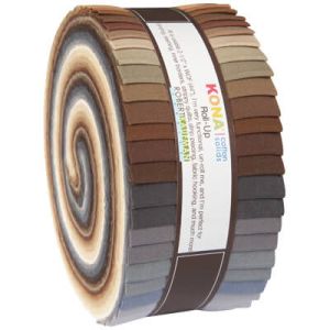 Robert Kaufman Kona Neutrals Palette 21/2' RollUp | 