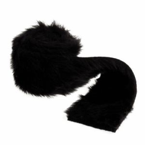 Faux Fur Trim Black | 