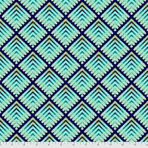 Madison One Fabric: Rectrix Large Blue (per 1/4 metre) | 