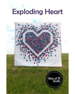 Exploding Hearts Pattern by Slice of Pi Quilts | 