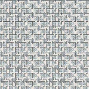 Nouveau fabric: Flower Maze, Cream | 