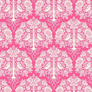 True Kisses fabric: Aflutter Pink (per 1/4 metre) | 