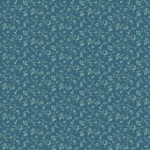 Lighthouse Blue fabric: Bindweed, Lakefront | 