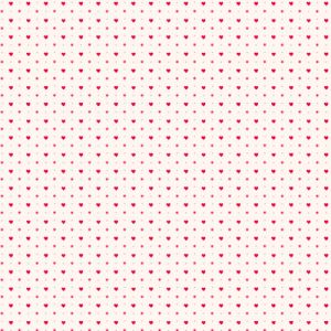 Heart and Soul fabrics: Mini Hearts, White | 