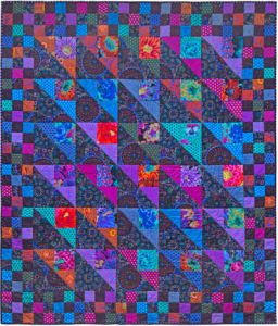 Kaffe Fassett Dark Garden Quilt Kit | 