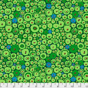 Kaffe Fassett Collective: Button Mosaic Green (per 1/4 metre) | 