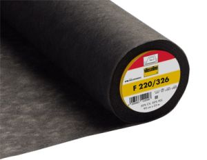 Vlieseline Iron On Medium Interfacing F220 Grey (per 1/4 metre) | 