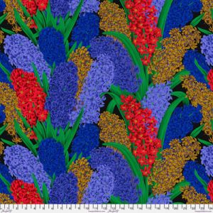 Philip Jacobs Fabric: Hyacinthus Dark (per 1/4 metre) | 