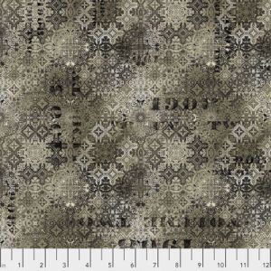 Abandoned Fabric: Faded Tile Neutral (per 1/4 metre) | 