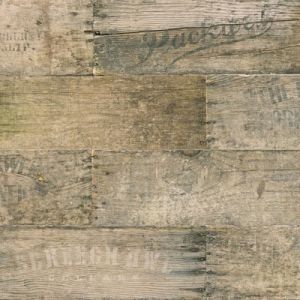 Flea Market Moxie Fabric: Wine Crates Natural (per 1/4 metre) | 