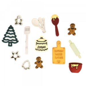 Christmas Cookies Buttons | 