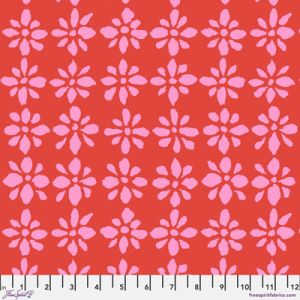 Kaffe Fassett Collective Snow Flower fabric Red | 