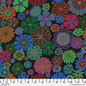 Kaffe Fassett Collective Folk Flower fabric Dark | 