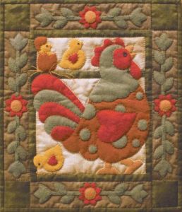 Spotty Rooster Quilt Kit Rachels of Greenfield | 