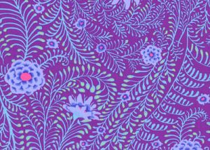 Kaffe Fassett Fabric Ferns Purple (per 1/4 metre) | 