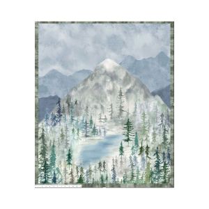 Majestic Fabric: Mountain Panel 89cm Panel | 