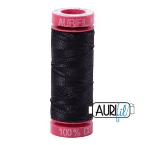 Aurifil 12 Cotton Thread 4241 Very Dark Grey | 