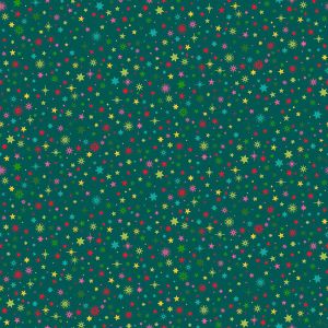 Christmas Brights fabric: Starlight Teal | 