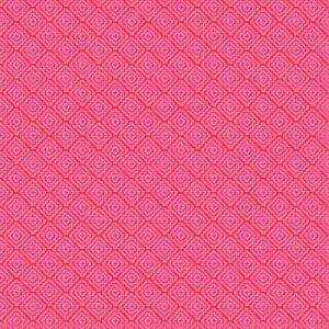 Quilters Basic Harmony: Diamonds Bright Pink (per 1/4 metre) | 