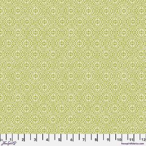 A Celebration of Sanderson fabric: Pinjara Trellis Lime (per 1/4 metre) | 