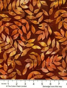 Bali Batik Handpaints Fabric: Earth Meets Sky Harvest (per 1/4 metre) | 