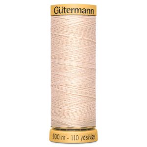 Gutermann Natural Cotton 50 Weight Thread 100m 1829 Pale Peach | 