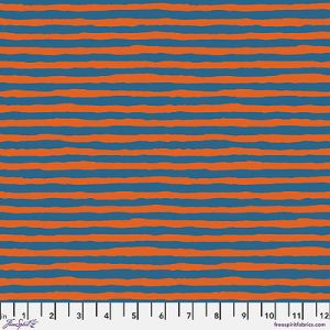 Kaffe Fassett Collective: Comb Stripe Orange (per 1/4 metre) | 