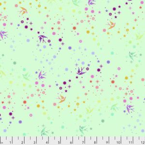 Tula Pink True Colours Fabric: Fairy Dust Mint | 