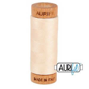 Aurifil 80 Cotton Thread 2000 Sand 274m | 