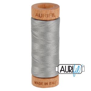 Aurifil 80 Cotton Thread 2620 Stainless Steel 274m | 