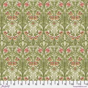 William Morris Emery Walker Fabric: Bluebell Leafgreen | 